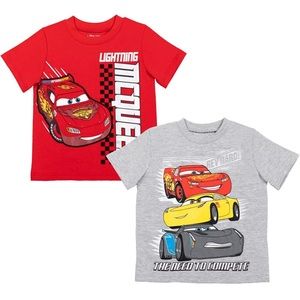 Disney Cars Lightning McQueen 2 pack T-shirts